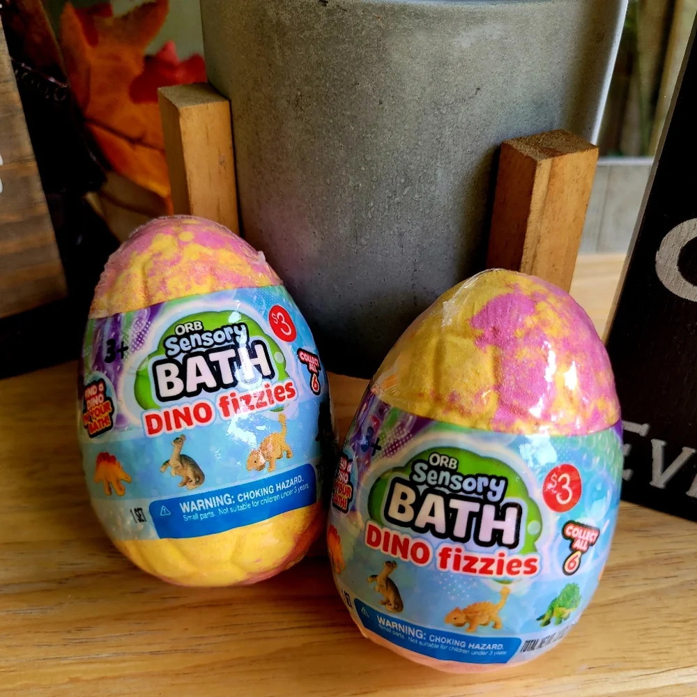 ORB SENSORY BATH DINO FIZZIES